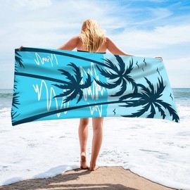 Ocean's Fashion Mood Large Beach Towels (4 Types) HL-00052 Palm Tree/ONE 3ea