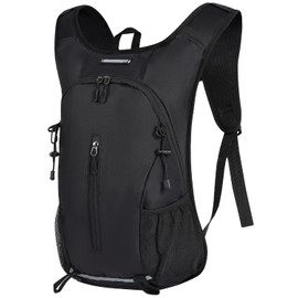 mokzer Hiking Backpack 20L Travel Backpack Waterproof Hiking Backpack for Women and Men Backpack for Outdoor Picnic Mountaineering Hiking Cycling Climbing (Black)