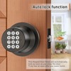 HIDALIFE Door Knob with Keypad, Keyless Entry Door Lock, Front