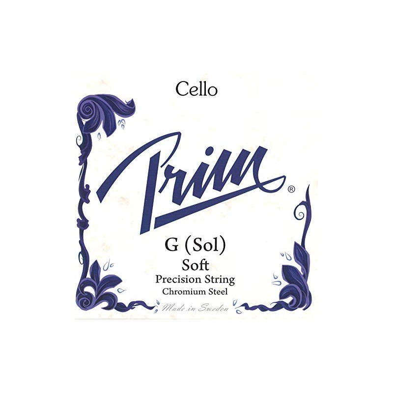 Prim Cello Strings Soft G Chrome Steel