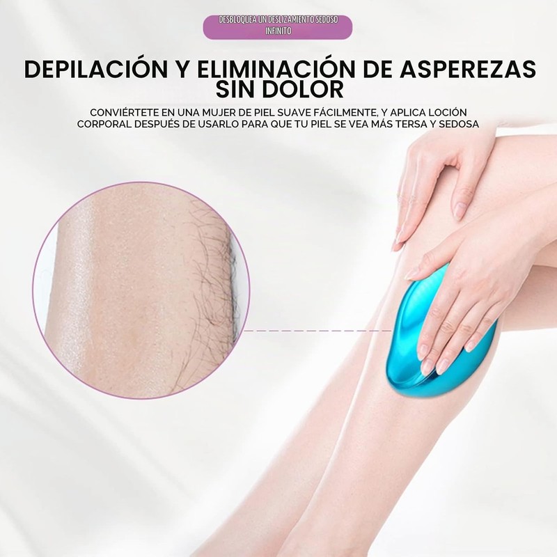 Borrador de pelo de cristal sin dolor – Eliminación y