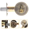 ANDRESLAD Door Lock Door Deadbolt Lock Single Cylinder Lock Dead