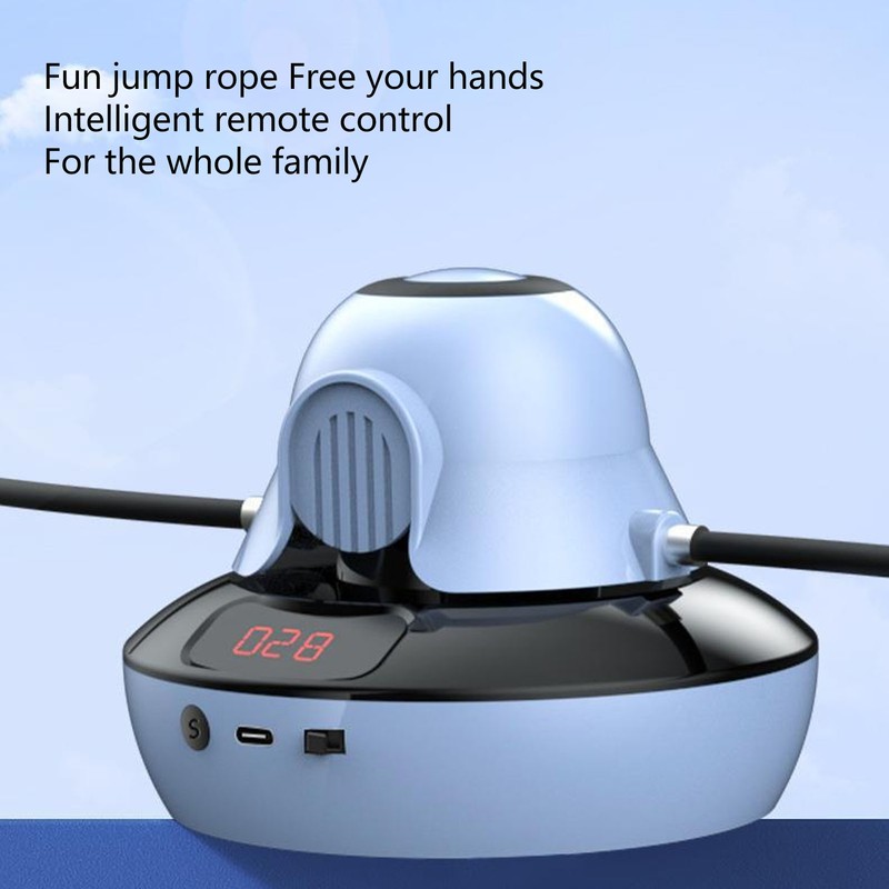 Rope Jump Machine Electronic Automatic LED Remote Control Intelligent Skipping