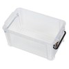 Iris Ohyama BL-6.6 Buckle Container, 1.74 gal (6.6 L), Clear