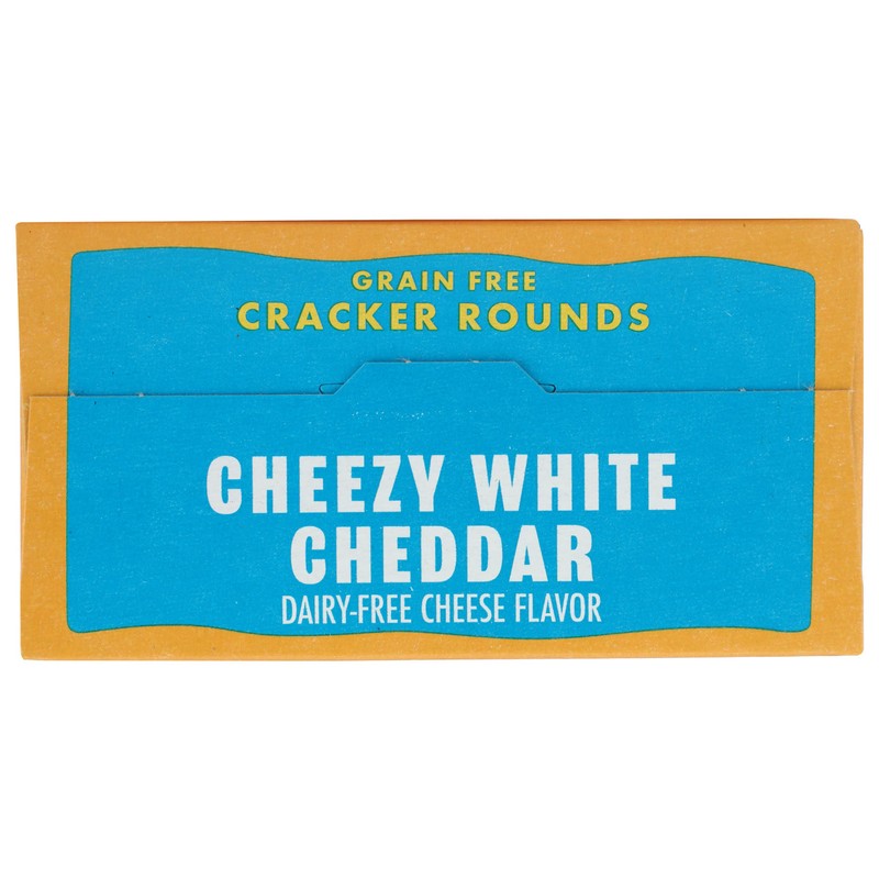 Fit Joy Cheezy White Cheddar Crackers, 8 OZ