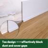 GAMZAU Flexible Baseboard Molding Trim, 6 Inch x 20 Feet