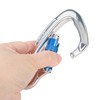 Climbing Carabiner Auto Lock Safe Large Opening 30KN Captive Eye
