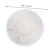 CAXUSD Large Bath Towel Microfiber Beach Towel Mandala Round Tapestry