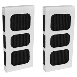 ZZLZX 2PCS Refrigerator Air Filter Replacement Activated Carbon Cartridge 3.66x1.77x0.39 inches For Seafood Onion Odour Removal