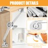Pack of 2 Lid Support Hinge, Soft Close Lid Support