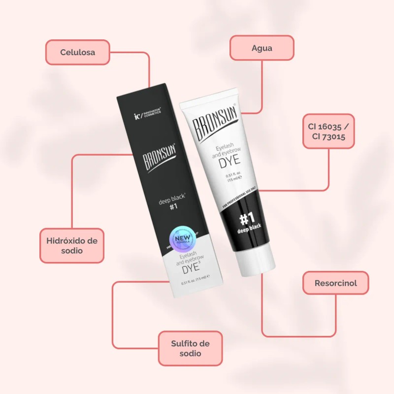 Mini Tinte En Gel Para Cejas Y Pestañas Bronsun