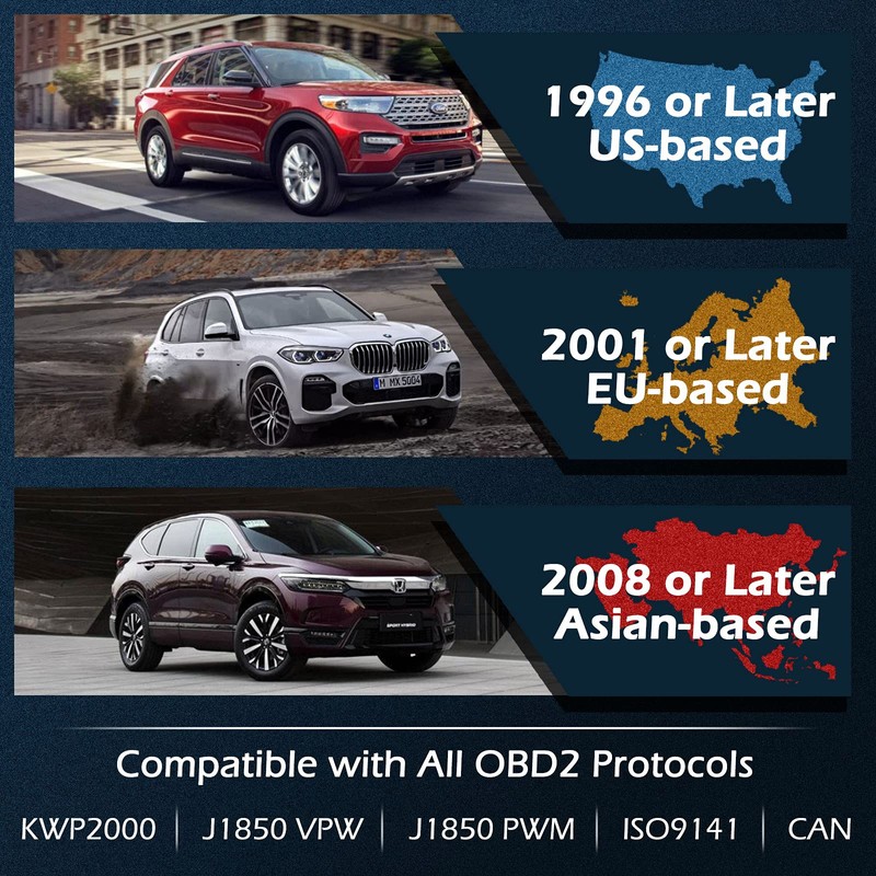 Creator C301 OBD2 Scanner OBDII Code Reader Diagnostic Scan Tool