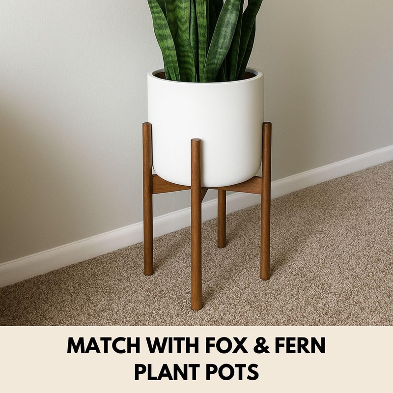 Fox & Fern Adjustable Plant Stand Indoor — 8 to