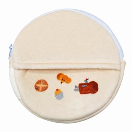 MORIPiLO 4621506 Bread Lobby Tissue Case, Pouch, Accessory Case, 3.9 x 4.7 inches (10 x 12 cm), Character Goods, Beige, Morishita