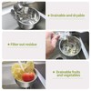 Stainless Steel Swan Sink Strainer Basket, Faucet Hanging Filter Multi-Functional