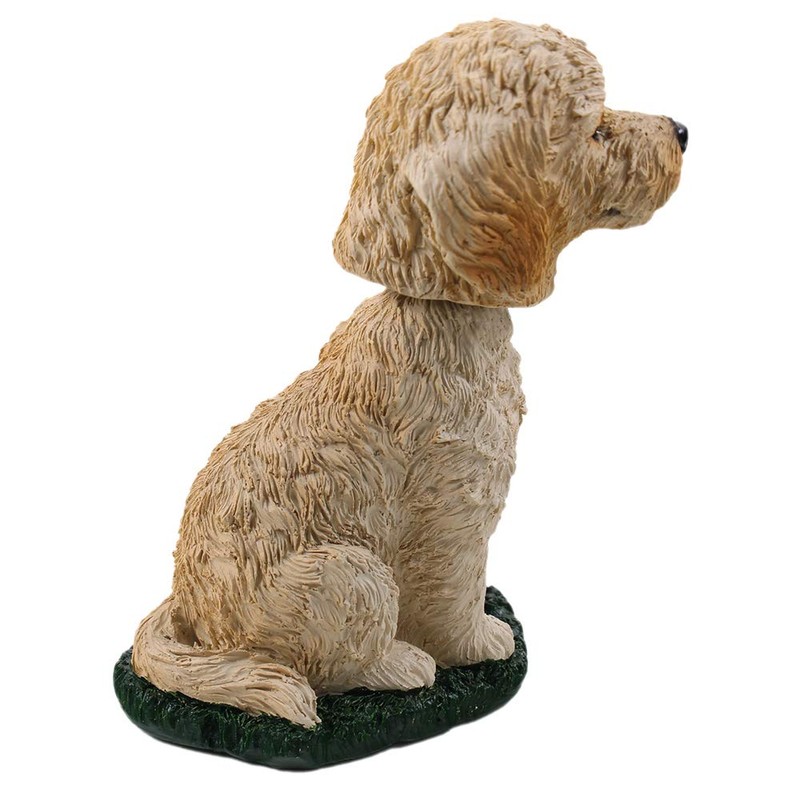 Animal Den Labradoodle Dog Bobblehead Figure for Car Dash Desk
