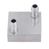 Water Cooling Copper Block, ASHATA 40x40mm Aluminum Alloy Water-Cooled Heat