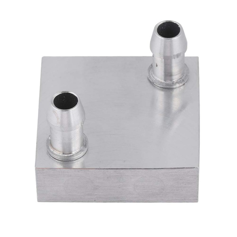 Water Cooling Copper Block, ASHATA 40x40mm Aluminum Alloy Water-Cooled Heat