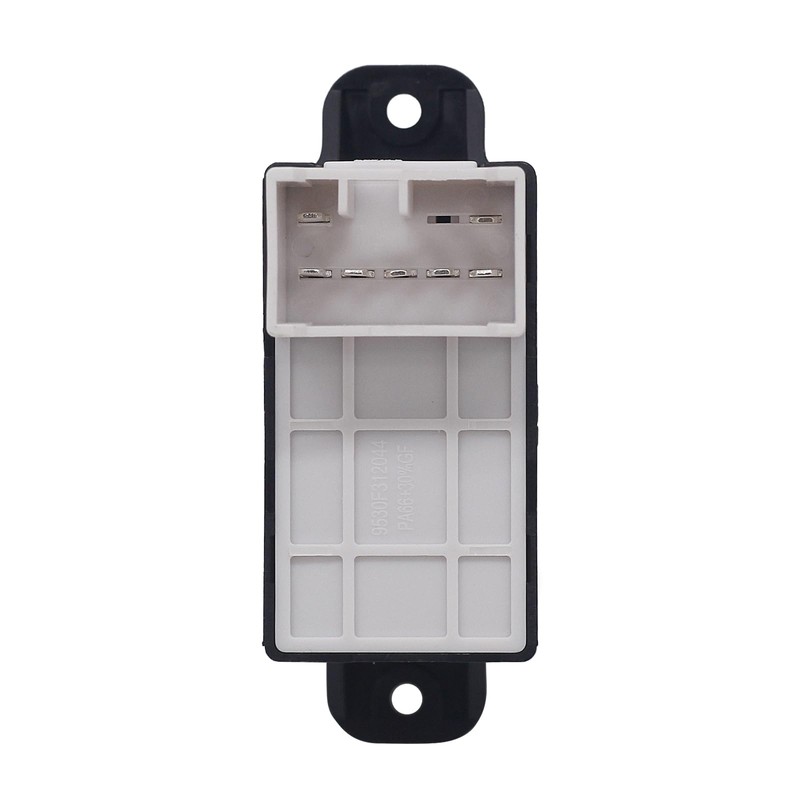 V VELAMEIS Front Passenger Side Window Main Switch Black Button