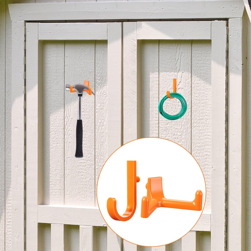 Qiyaz 19 Pcs Shed Storage Hooks Compatible with Suncast/Craftsman, J/V