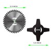 Manganese Stainless Steel Round Weed Wacker Saw Blade Attachments,Lawn Tool