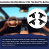 NTNEV 4 PCS Brake Switch Stopper, Clutch Pedal Stopper, Car
