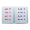 Sunstar Stationery mofusand Clear File with Band Light Blue S2139340