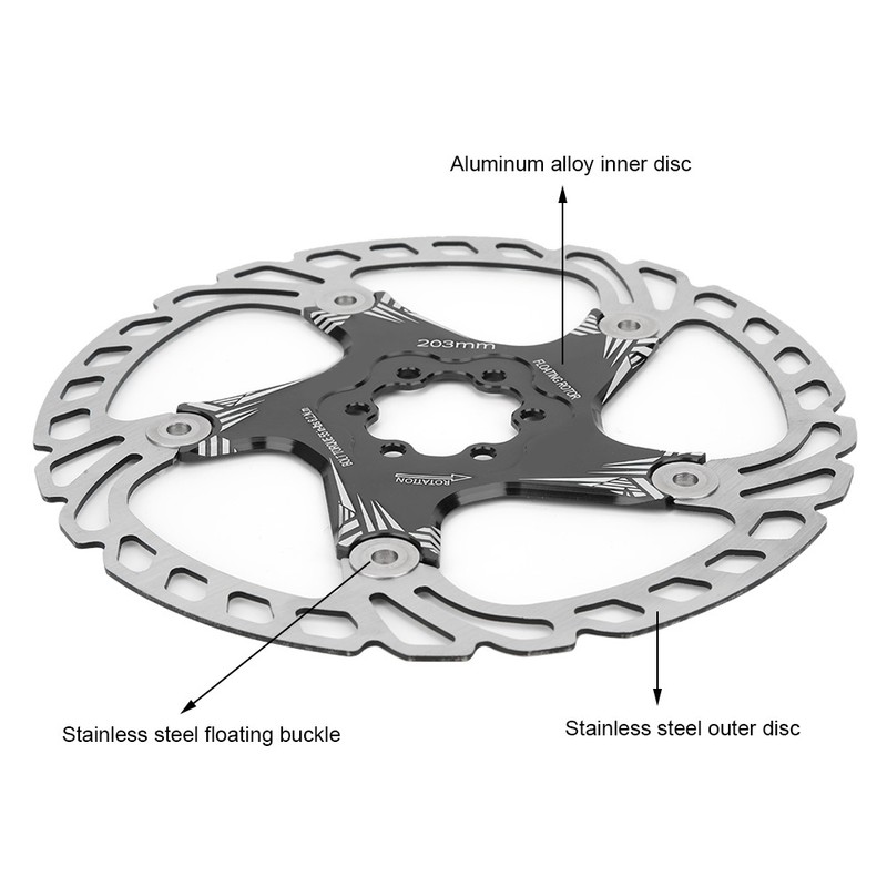 Quality Metal Mountain Bike Bicycle 203mm Five Nail Disc Brake