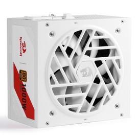 Redragon RGMS-1000W PRO 80+ Gold 1000 Watt Power Supply w/Upgraded ATX 3.1 & PCIe 5.1 Fully Modular, Compact 150mm Size, Smart ECO Low Noise Fan, 100% Japanese Capacitors, Full Mod Cables