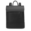 MYHOZEE Laptop Backpack for Women and Men, PU Leather Backpack