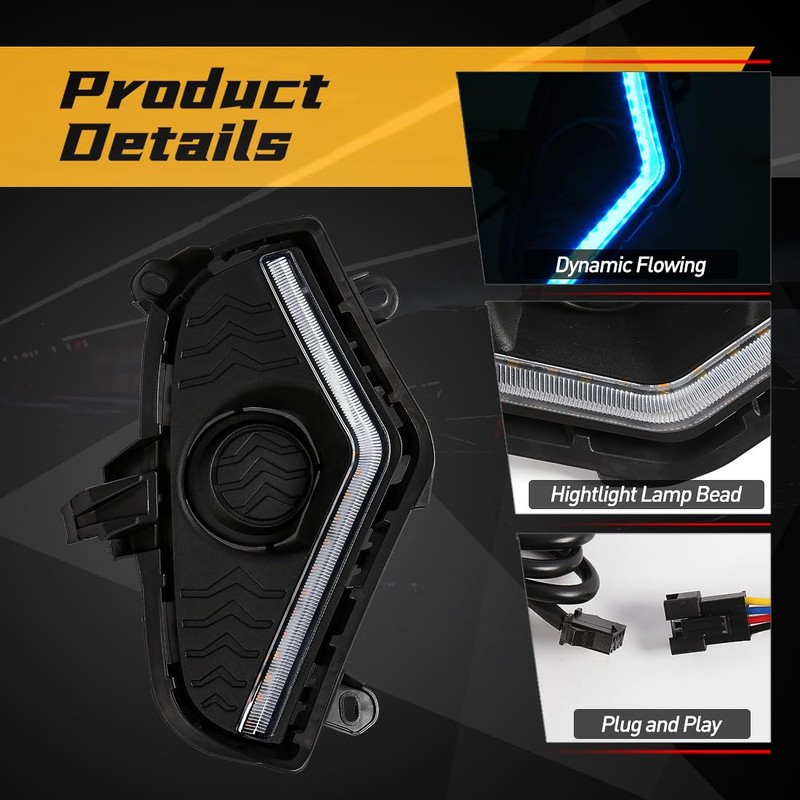 AFOGGEST LED Daytime Running Light For Toyota RAV4 2019-2023 Front