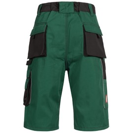 Nitras Motion Tex Plus Women's / Men's Work Shorts Cargo Work Shorts (Nitras Motion Tex Plus) - Green, size: 58
