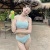 Women's New Niche Striped Micro Bikini - Two-Piece Sling Style with Slimming Design Bust L/Main Color 5ea