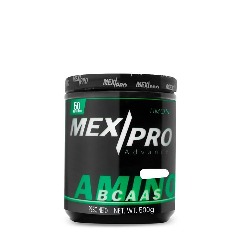 MexPro Aminoacidos BCAAS 500Gr Sabor Limón