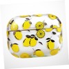 KONTONTY Wireless Earphone Case Cover for Lemon Fruit Resistant PC