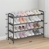KANAV 4-Tier Expandable Shoe Rack – Adjustable Shoe Organizer &