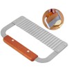 Crinkle Cutters, Stainless Steel Vegetable Soap Molds Cutter Wavy Slicer