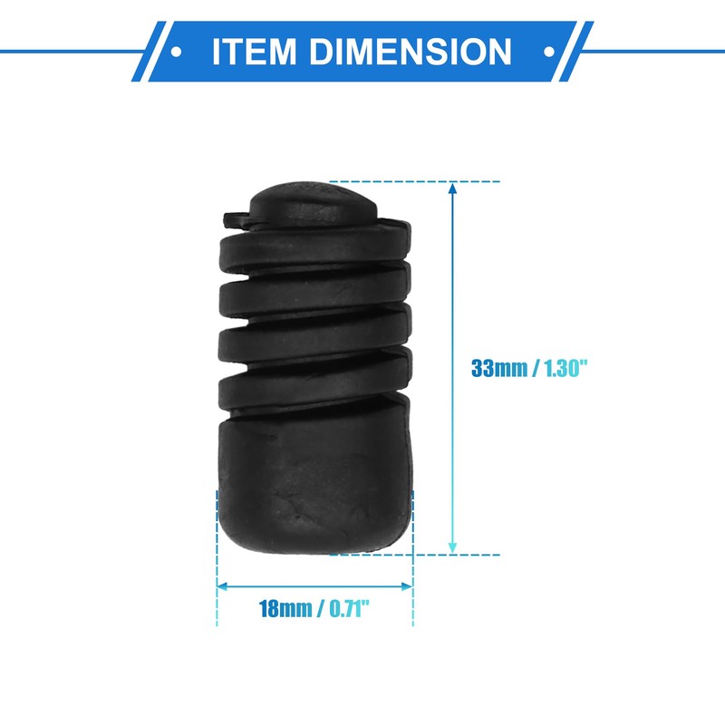 VekAuto 2 Pcs Car Door Shock Absorber, Universal for Car