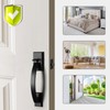 Hadims Matte Black Door Handle Exterior, Entry Door Handle and