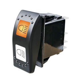 High Low Beam Switch Fit for Can Am Commander Maverick 1000R Replace 710001725 6 Pin Headlight Switch 20A 12V Amber LED Light