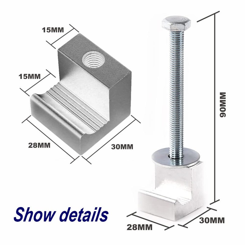 CHEDA Rail Mounting Clamp, Compatible with Tool Box Mount J