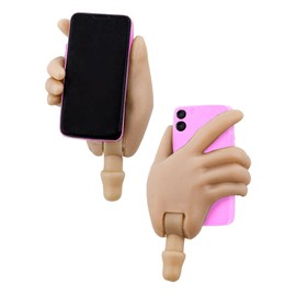 Figures Toy Company Cell Phone Accessory Hand Ultimate 4.25 Inch Kid Figures [White Skin Pink Phone] (Set of Three)