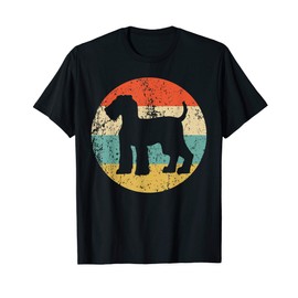Retro Airedale Terrier Dog Breed Icon T-Shirt
