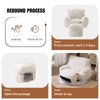 Bean Bag Chair with Ottoman, Modern Giant Bean Bag Couch