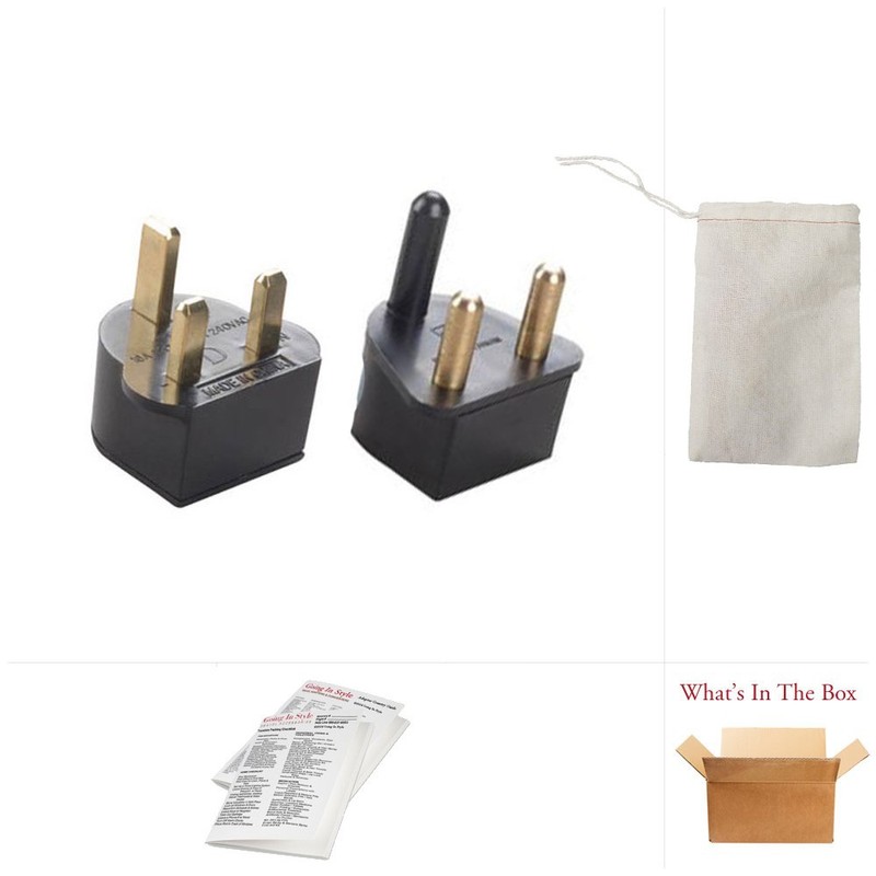 Going In Style United Kingdom Adapter Plug D and E