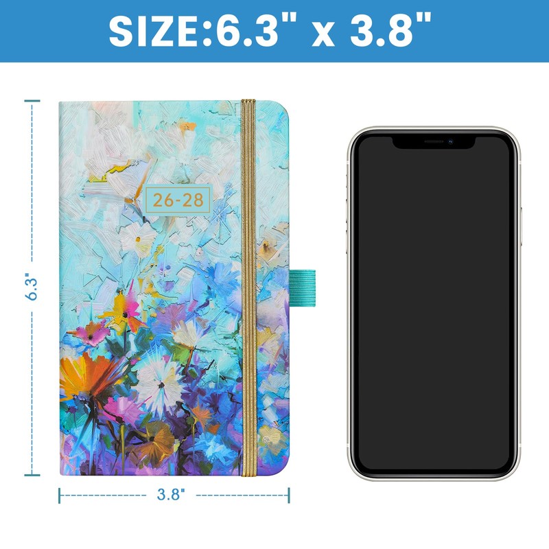 2026-2028 Pocket Planner/Calendar - 3 Year Monthly Planner 2026-2028, Jan