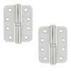 Screw-On Hinge Stainless Steel Screw-On Hinges for Unfolded Interior Doors
