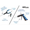 2- Pack 32 inch GrabRunner Folding Reacher Grabber Tool with