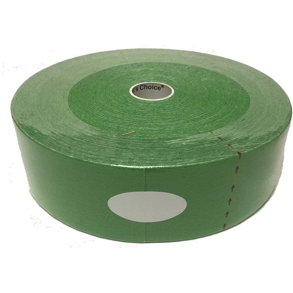 Therapist’s Choice® Kinesiology Tape Bulk Roll (2-Inch x 105-Feet) (Hot Green)