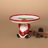 Dolomite Holiday Santa Tray, 7.7" D